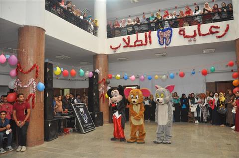 أغاني وحفلات لأستقبال الطلاب الجدد بكليات جامعه المنصورة